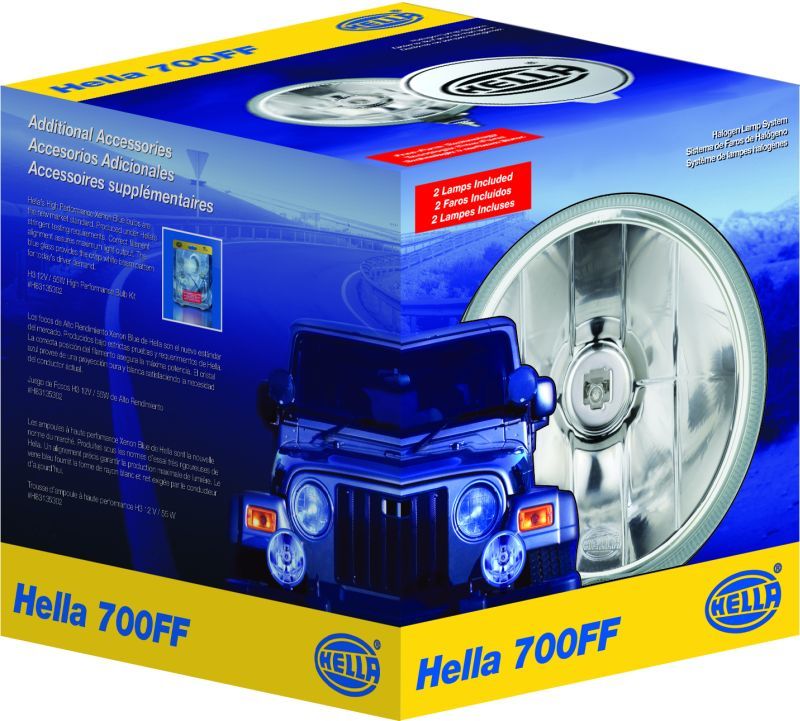 Hella 700FF H3 12V/55W Halogen Driving Lamp Kit - Racecraft Industries