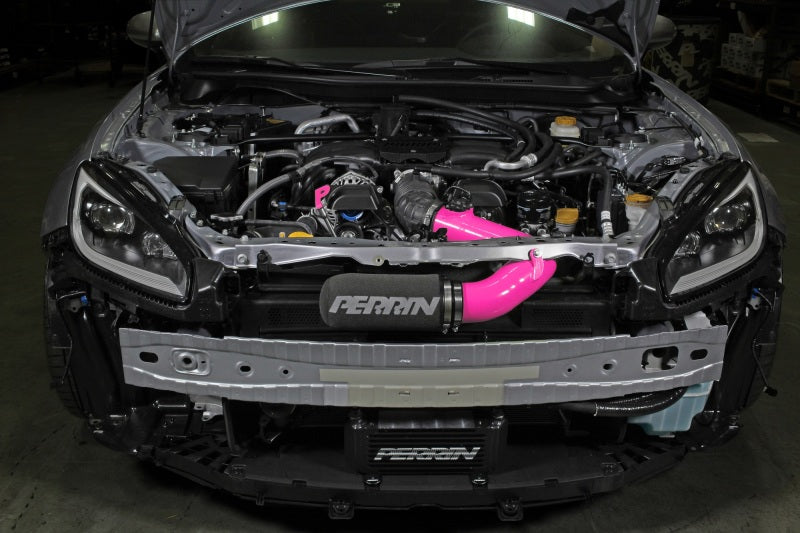 Perrin 22-23 Subaru BRZ/GR86 Cold Air Intake - Hyper Pink - Racecraft Industries