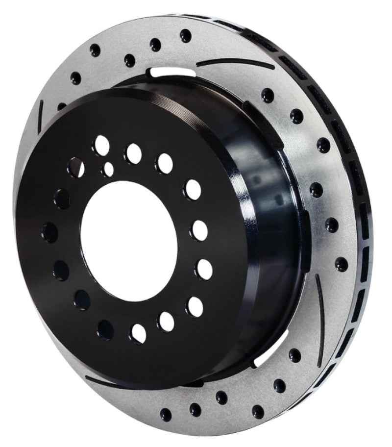 Wilwood Rotor-1.91in Offset-SRP-BLK-Drill-LH 12.19 x .810 - 5 Lug - Racecraft Industries