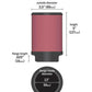 K&N Universal Rubber Filter 2.5in Flange ID x 3.5in OD x 5in Height - Racecraft Industries