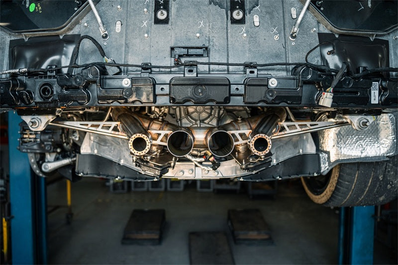 Corsa 23-24 Chevrolet Corvette C8 Z06 3in Valved Cat-Back Exhaust Muffler Delete Track Systemw/o Tip - Racecraft Industries