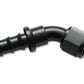 Vibrant -10AN Push-On 45 Deg Hose End Fitting - Aluminum - Racecraft Industries