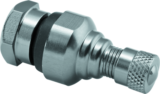 BikeMaster Valve Stem Aluminum 11.3mm Pair Titanium - Racecraft Industries