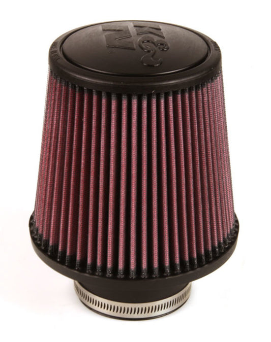K&N Universal Rubber Filter - Round Tapered 6in Base OD x 3in Flange ID x 6in H - Racecraft Industries