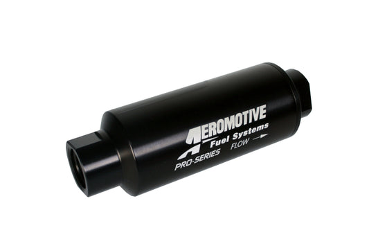 Aeromotive Pro-Series In-Line Fuel Filter - AN-12 - 100 Micron SS Element - Racecraft Industries