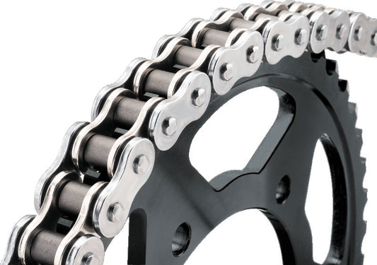 BikeMaster 530x130 BMXR X-Ring Chain - Chrome/Chrome - Racecraft Industries