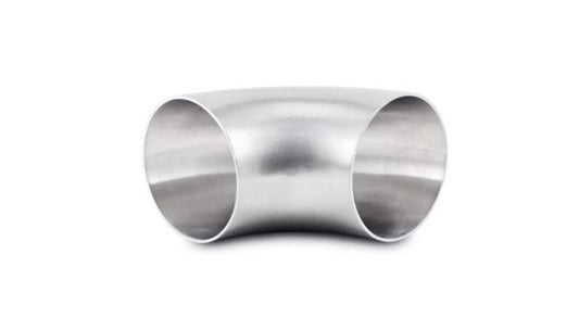 Vibrant 3.5in OD T304 SS 90 Deg Mandrel Bend Elbow (3.5in Centerline Radius) - Racecraft Industries