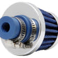 K&N 2in Base OD x .375in Flange ID x 1.75in H Rubber Base Crankcase Vent Filter - Blue - Racecraft Industries