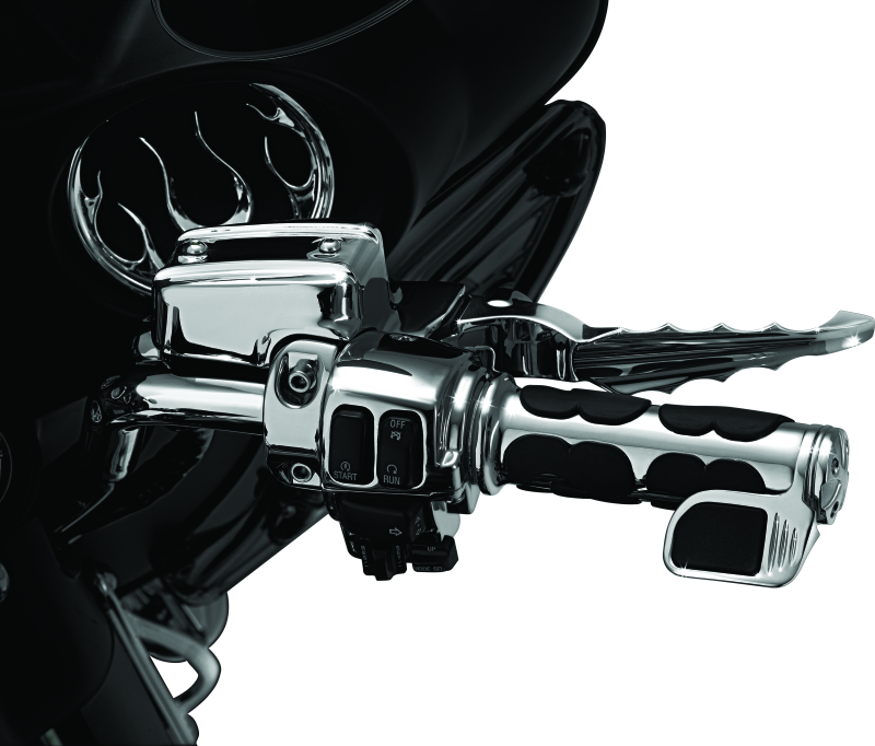 Kuryakyn Contoured ISO Throttle Boss Chrome - Racecraft Industries