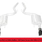 Corsa 2015-2017 Ford Mustang GT 3.0in Inlet / 4.5in Outlet Black PVD Tip Kit (For Corsa ExhaustOnly) - Racecraft Industries