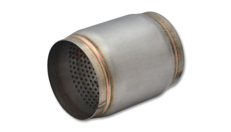 Vibrant SS Race Muffler 3.5in inlet/outlet x 5in long - Racecraft Industries