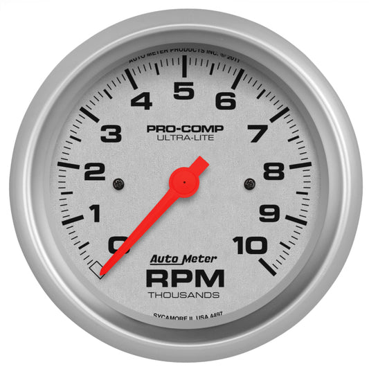 Autometer Ultra-Lite 87.5mm 10K RPM In Dash Tach - Racecraft Industries