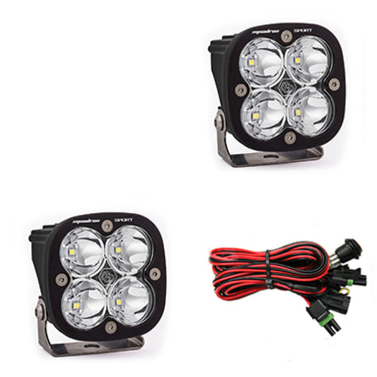 Baja Designs Squadron Sport Work/Scene Pair LED Light Pods - Clear - Racecraft Industries