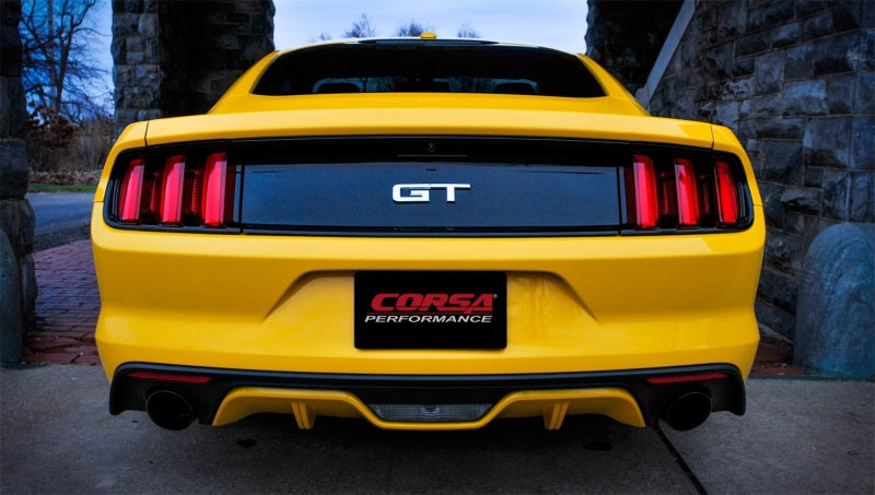 Corsa 2015-2017 Ford Mustang GT Fastback 5.0 3in Xtreme Cat Back Exhaust w/ Dual Black 4.5in Tips - Racecraft Industries