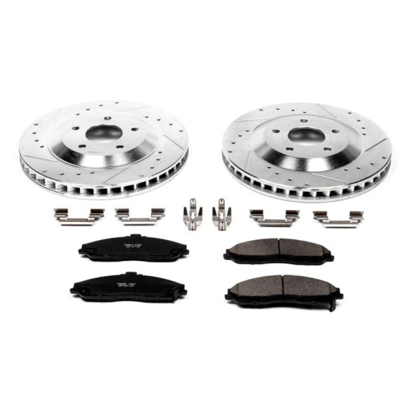 Power Stop 2004 Cadillac XLR Front Z23 Evolution Sport Brake Kit - Racecraft Industries