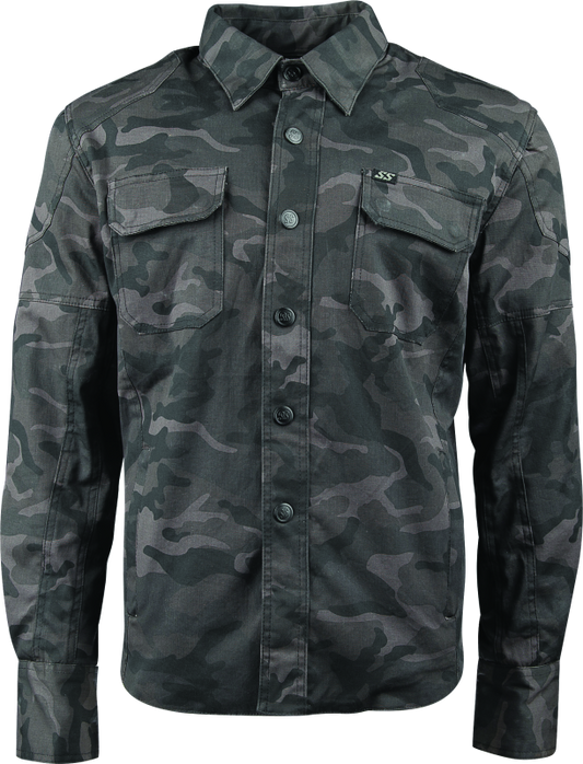 Speed and Strength Call to Arms Moto Shirt Camouflage - XL - Racecraft Industries
