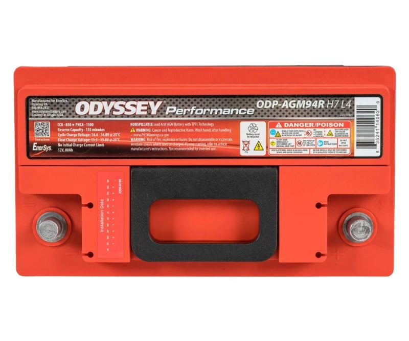 Odyssey Battery Auto/Truck/Heavy Duty & Commercial Performance AGM Battery (94R-850) - Racecraft Industries