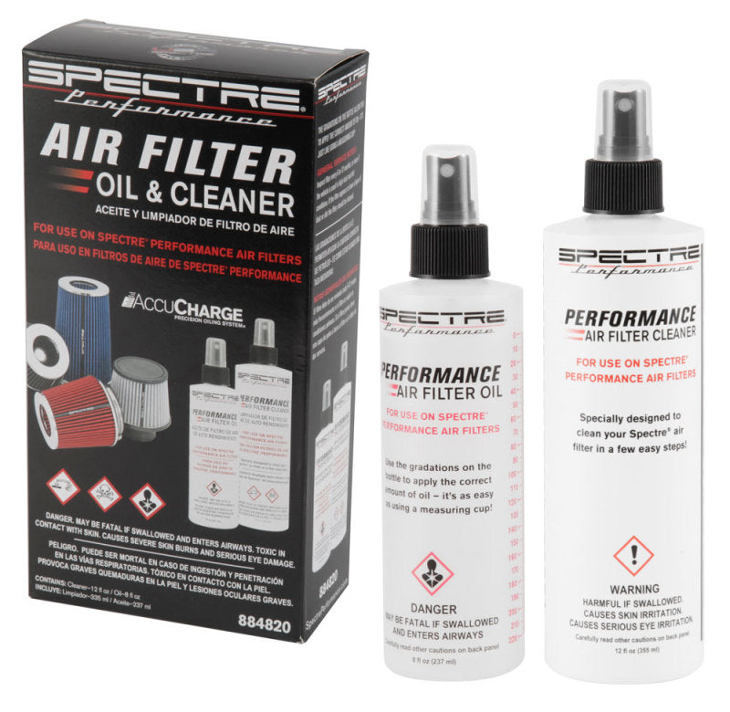 Spectre Accucharge Kit for HPR Filters - Clear - Racecraft Industries