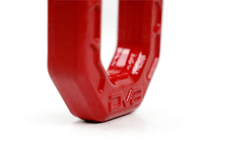 DV8 Offroad Elite Series D-Ring Shackles - Pair (Red) - Racecraft Industries