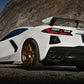 Borla 2020 Chevrolet Corvette C8 6.2 ATAK 3in Exhaust System Dual Round Rolled A/C Black Chrome Tips - Racecraft Industries