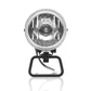 KC HiLiTES Rally 400 4in. Round Halogen Light 55w Spread Beam (Pair Pack System) - Black - Racecraft Industries