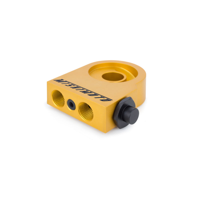 Mishimoto Universal Thermostatic 25 Row Oil Cooler Kit (Black Cooler) - Racecraft Industries