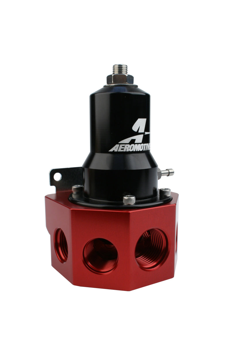 Aeromotive Regulator - 30-120 PSI - .500 Valve - 4x AN-08 and AN-10 inlets / AN-10 Bypass - Racecraft Industries