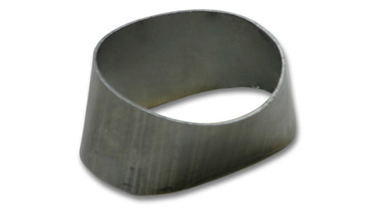 Vibrant 90mmx55mm Oval to 76mm Round Transition Adapter T304 SS for use with Part #1448 and #14480 - Racecraft Industries