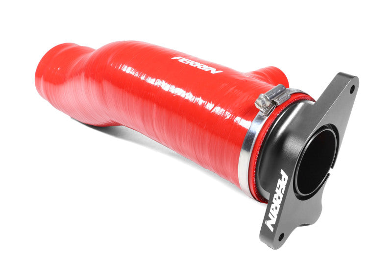 Perrin 2022+ Subaru WRX Red 3in Turbo Inlet Hose w/ Nozzle - Racecraft Industries