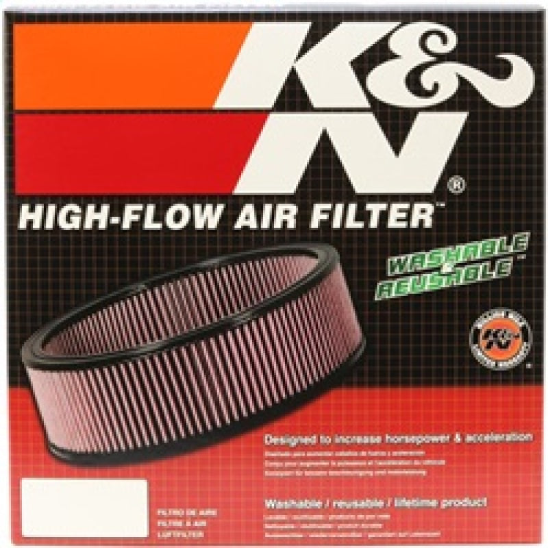 K&N Custom Air Filter - Oval - 11.5in O/S L x 8.125in O/S W x 2in H - Racecraft Industries