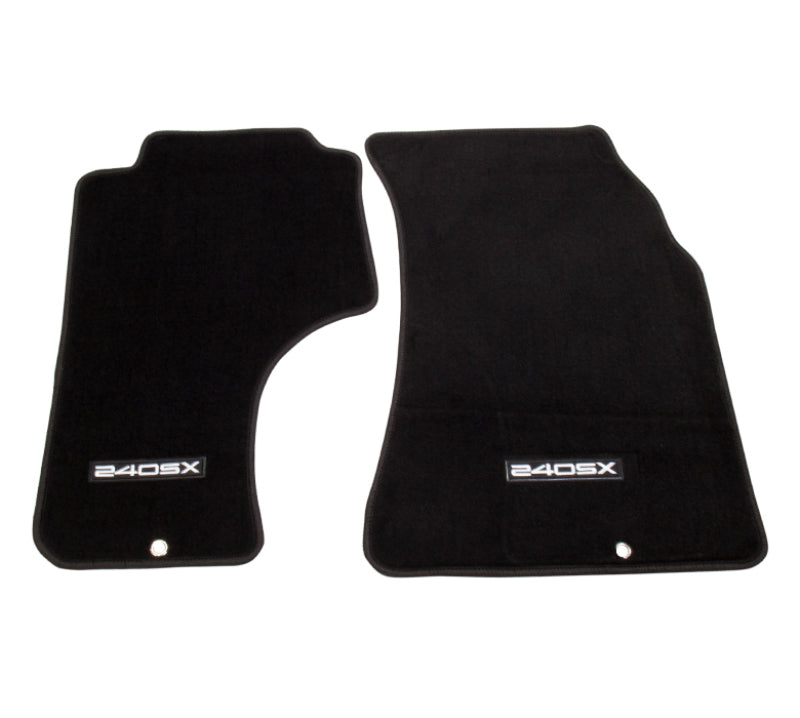 NRG Floor Mats - 89-98 Nissan 240SX (240SX Logo) - 2pc. - Racecraft Industries