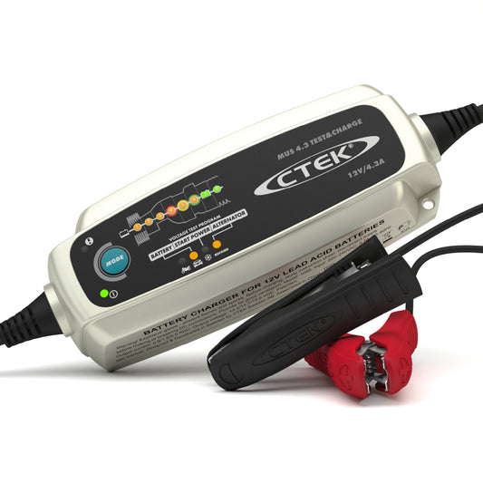 CTEK Battery Charger - MUS 4.3 Test & Charge - 12V - Racecraft Industries