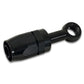 Vibrant -8AN Banjo Hose End Fitting for use with M12 or 7/16in Banjo Bolt - Aluminum Black - Racecraft Industries