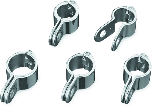 Kuryakyn 1inch Magnum Quick Clamp Chrome (Each) - Racecraft Industries