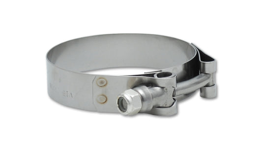 Vibrant SS T-Bolt Clamps Pack of 2 Size Range: 1.49in to 1.84in O.D. For use w/ 1.25in I.D. coupling - Racecraft Industries