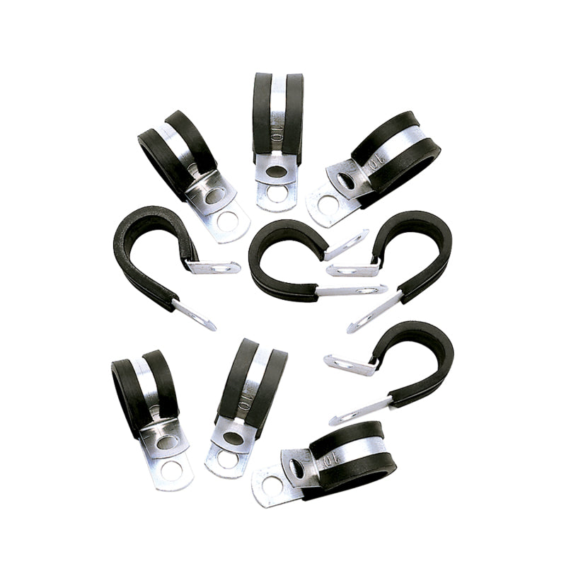 Russell Performance Cushion Clamps - Holds -6 AN Hose (10 pcs.) - Racecraft Industries