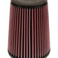 K&N Filter Universal Rubber Filter 4 inch Flange 5 3/8 inch Base 4 3/8 inch Top 7 inch Height - Racecraft Industries