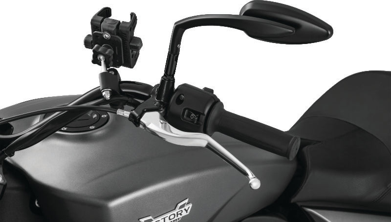 Kuryakyn Teardrop Mirrors Satin Black - Racecraft Industries