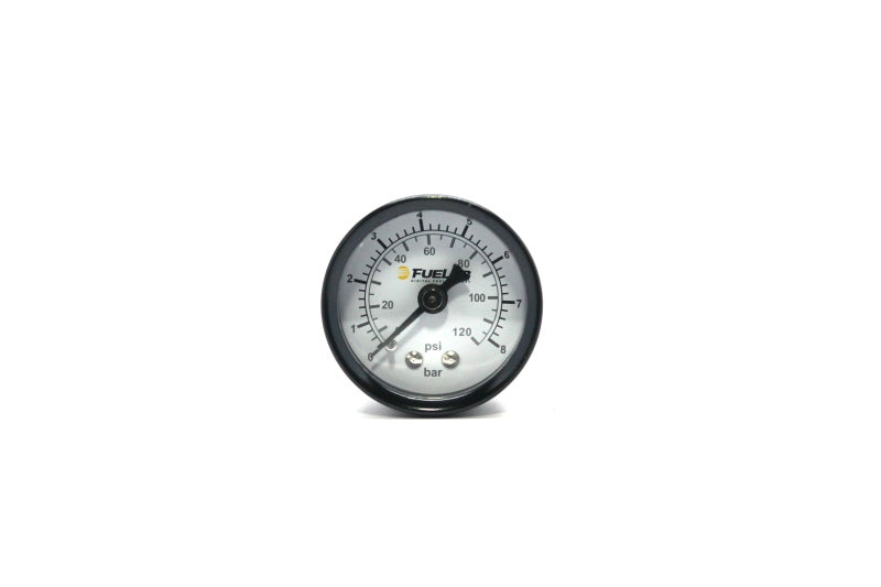 Fuelab 1.5in Fuel Pressure Gauge - EFI - Range 0-120 PSI (Dual Bar/PSI Scale) - Racecraft Industries