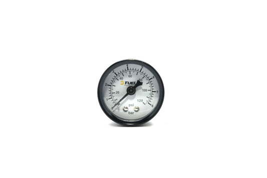 Fuelab 1.5in Fuel Pressure Gauge - EFI - Range 0-120 PSI (Dual Bar/PSI Scale) - Racecraft Industries