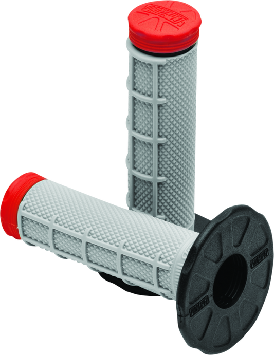 ProTaper Tri Density MX 1/2 Waffle Grips - Red - Racecraft Industries