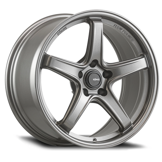 Konig Hypergram 17X9 5X112 ET42 Matte Grey Flow Formed - Racecraft Industries