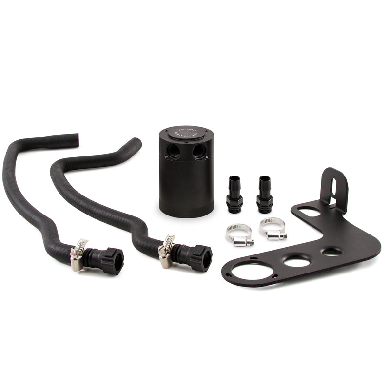 Mishimoto 10-15 Chevrolet Camaro SS Baffled Oil Catch Can Kit - Black - Racecraft Industries