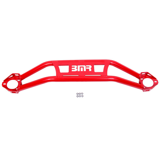 BMR 08-18 Dodge Challenger Front Strut Tower Brace - Red (Twin Tube Design) - Racecraft Industries