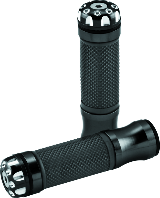 BikeMaster Grips 135mm Revolver Barend Grips - Black - Racecraft Industries