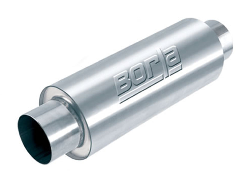 Borla XR-1 Racing Sportsman 3.5 inch Center-Center 15in x 5in Round Muffler - Racecraft Industries