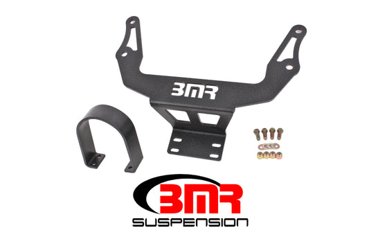 BMR 08-17 Challenger Front Driveshaft Safety Loop - Black Hammertone - Racecraft Industries