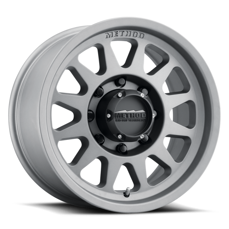 Method MR704 HD 17x9 18mm Offset 8x6.5 130.81mm CB Titanium Wheel - Racecraft Industries