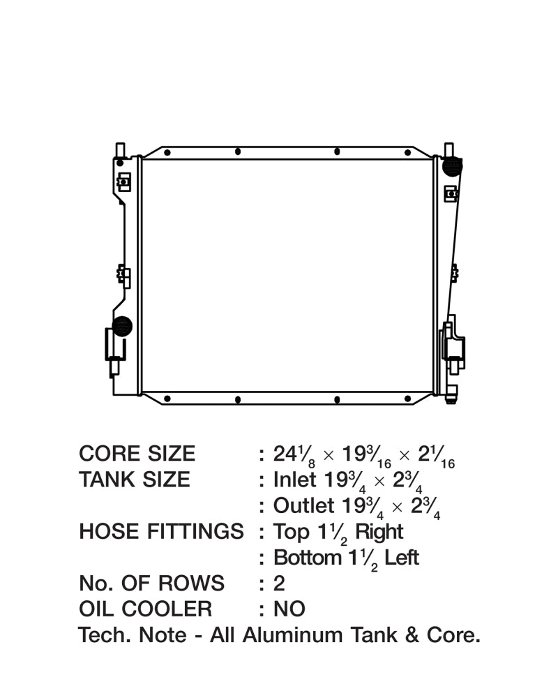 CSF 05-14 Ford Mustang Radiator - Racecraft Industries
