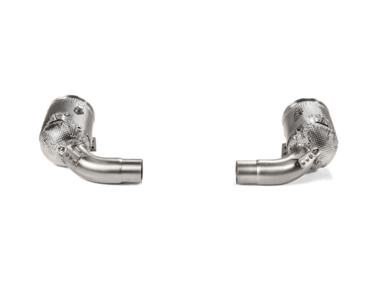 Akrapovic 2019+ Porsche 911 Carrera (992) Link-Pipe Set w/Catalytic Converter (SS) - Racecraft Industries